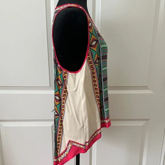 Flying Monkey Colorful Geometric Tank Top - Picture 3 of 12